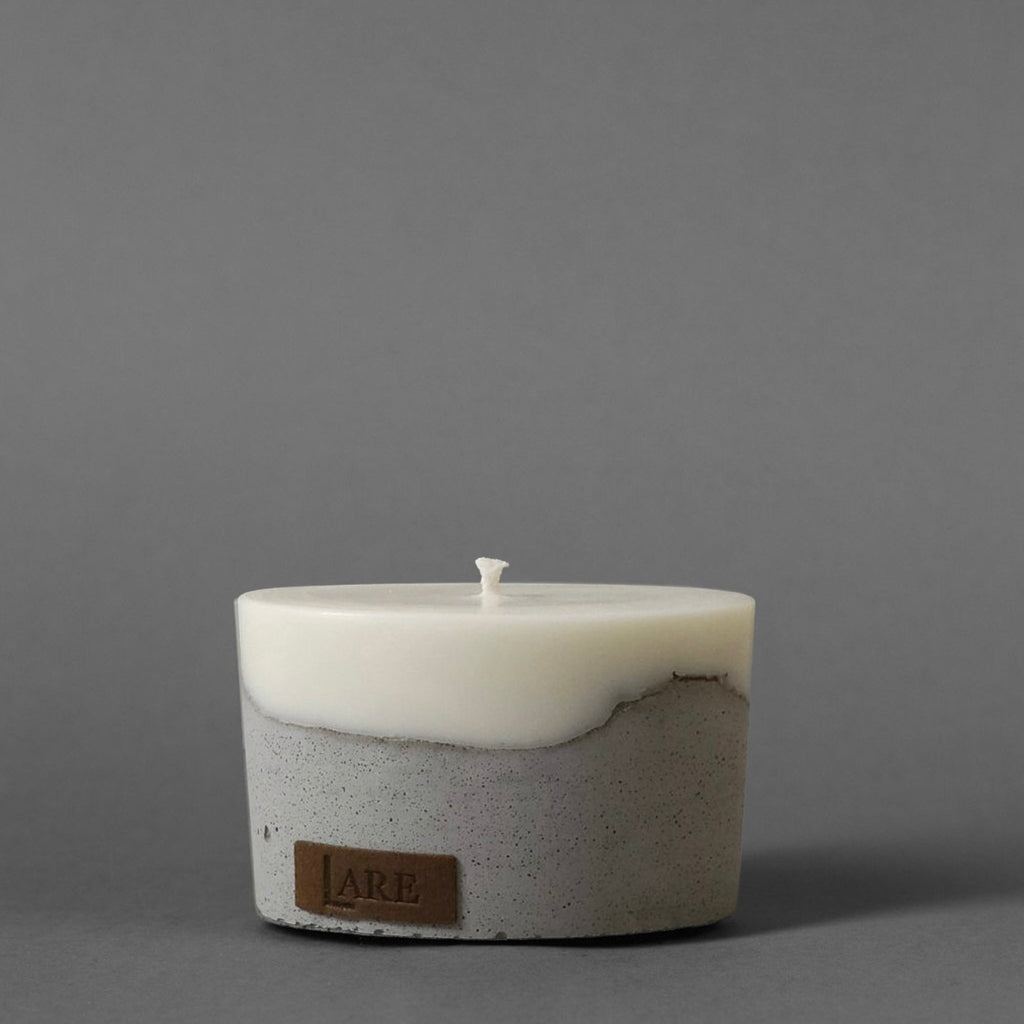 Interior candle mini - GREY (oval)