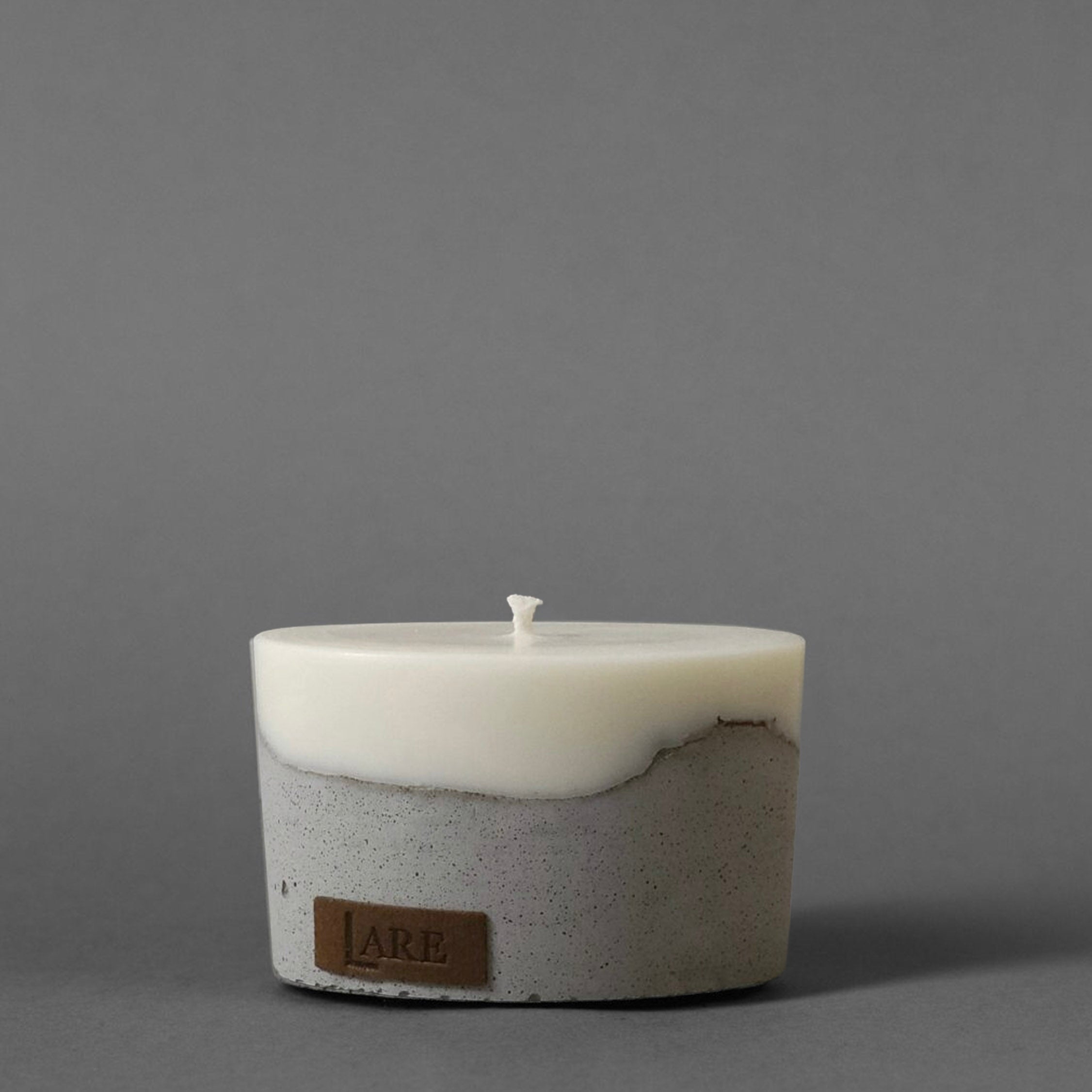 Interior candle mini - GREY (oval)