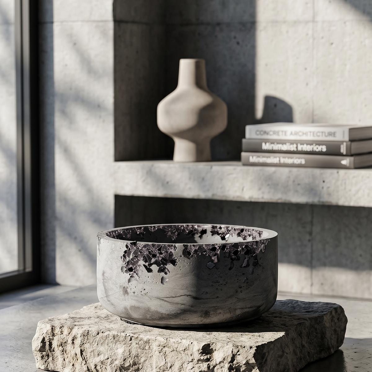 Modern decorative bowl for coffee table and home decor