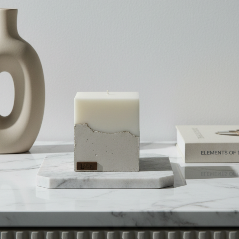 Interior candle - BEIGE