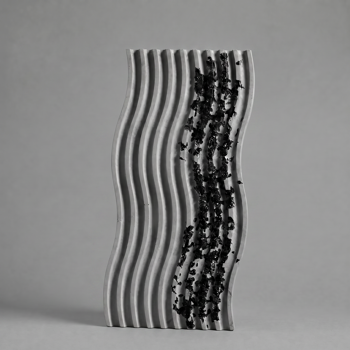 Wavy home decor tray for candles, jewelry and accessories